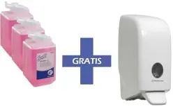 Kimberly Clark Aktionsset Schaumseife + Spender 6340 + 6948 , 3 SCOTT® EssentialTM Schaumseife + 1 gratis Spender