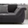 luma-home Ecksofa, Anthrazit, Textil, 3-Sitzer, Füllung: Komfortschaum, Eckteil, einzeln stellbar, L-Form, Ottomane links,L-Form, 250x190 cm, Wohnzimmer, Sofas & Couches, Wohnlandschaften, Ecksofas