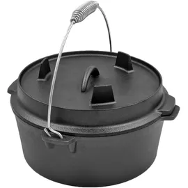 VAGGAN Dutch Oven 25 x 16 cm Gusseisen Schwarz