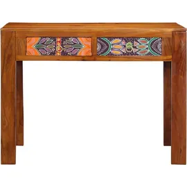 vidaXL Schreibtisch Akazie massiv / Braun