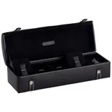 Friedrich23 Uhrenbox aus Leder London für 5 Uhren schwarz