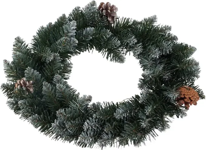 Kränze 50 cm, 80 Zweigspitzen, grün