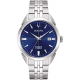 Mechanishe Bulova Versilbert/Stahl Kollektion Sutton - mann