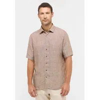 ETERNA Mode GmbH MODERN FIT", Linen Shirt in caramell unifarben