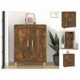 vidaXL Sideboard Räuchereiche 69,5x34x90 cm Holzwerkstoff