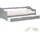 Homestyle4u Ausziehbett 90 x 200 cm Grau