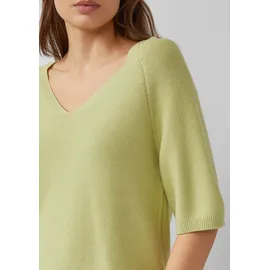 s.Oliver Kurzarm-Strickpullover Grün 46
