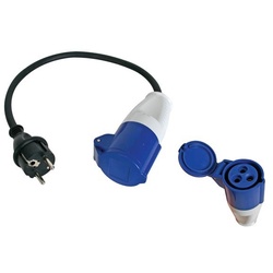 Perel Kabel - Schuko-Stecker Auf Cee-Kupplung