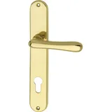 Marchesi Drückergarnitur ELEGANT 22 auf Langschild Messing