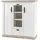 furn.design Highboard 140 x 146 cm Weiß