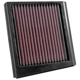 KN K&N KA-0009 Motorrad Tauschluftfilter, Rot
