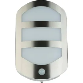 Easylight Außenwandleuchte Edelstahl H: 28,3 cm Bewegungsmelder IP54 1500 lm warmweiß
