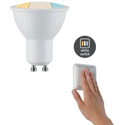 Paulmann LED Reflektor   GU10 230V 470lm 5,9W White Switch  Weiß 28797