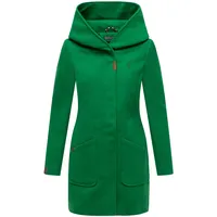 Marikoo Wintermantel "Maikoo", Damen, Gr. XL (42), grün (smaragd), Oberstoff: 90% Polyacryl, 8% Viskose, 2% Elasthan. Futter: 100% Polyester.