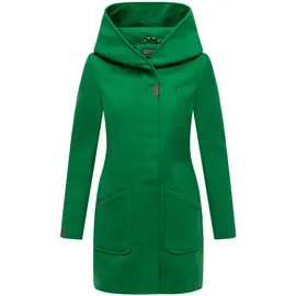 Marikoo Wintermantel "Maikoo", Damen, Gr. XL (42), grün (smaragd), Oberstoff: 90% Polyacryl, 8% Viskose, 2% Elasthan. Futter: 100% Polyester.