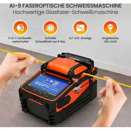 Extralink AI-9 (7800mAh Akku, LCD Display) Glasfaserschweißgerät