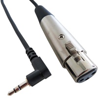 Keepdrum MC-025XJ Audiokabel 0,3m XLR-Female - 3,5mm Miniklinke für