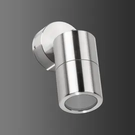 Lcd Außenwandleuchte Edelstahl 13,4 cm GU10 IP65 silber
