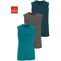 H.I.S. H.I.S Muscleshirt, (Packung, 3 tlg.), mit Rundhalsausschnitt H.I.S
