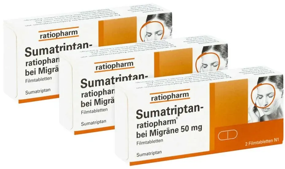 Sumatriptan-ratiopharm Bei Migräne 50 Mg Filmtabletten