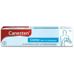 Canesten gegen Pilzerkrankungen an Haut & Füßen 20 g Creme