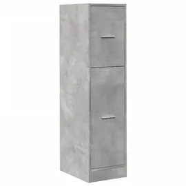 vidaXL Apothekerschrank Betongrau 30 x 41 x 118 cm Grau