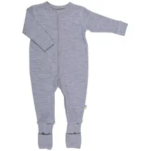 Joha Schlafoverall Schlafoverall Merino-Wolle grau 98-104