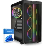 dcl24 Gaming PC Intel i9 14900KF, RTX4070 Super 12GB - 1000GB SSD, 32GB DDR5, Gamer PC mit 24x4.4 GHz, Zocker PC mit WLAN, Computer mit Windows 11 Pro