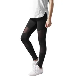 Urban Classics Leggings Mesh Tech schwarz XXL