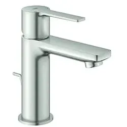 Grohe Lineare XS-Size Waschtischarmatur 32109DC1 Supersteel, mit Ablaufgarnitur
