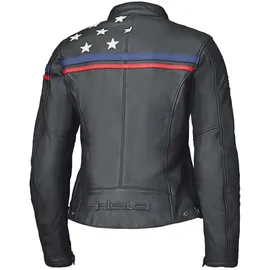 Held Midway Lederjacke Schwarz/Weiß 38