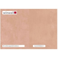 winwall Duschrückwand Duschrückwände ALU-Verbundplatte Dekor: Beton Mediterran, (1-tlg), Wandverkleidung aus Alu orange 19 cm x 27 cm
