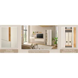 INOSIGN CiTY/GiRON Aktenregal 20 x 40 x 200 cm weiß