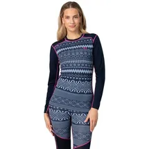 KARI TRAA Live Langarm-t-shirt - Dark Navy Blue - M