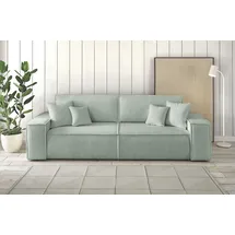 OTTO home Schlafcouch Cord 3-Sitzer Grün