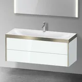 Duravit XViu Waschtisch mit Unterschrank, 2 Auszüge, XV4617OB185P,