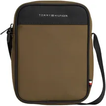Tommy Hilfiger Repreve Mini Reporter Crossbody Tasche Brown/Willow Green