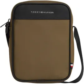 Tommy Hilfiger Repreve Mini Reporter Crossbody Tasche Brown/Willow Green