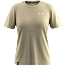 Salewa Eagle Minilogo Merino T-Shirt Beige M