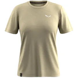 Salewa Eagle Minilogo Merino T-Shirt Beige M