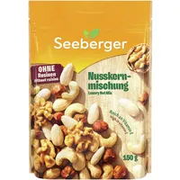 Seeberger Nusskernmischung, Pure Nuss-Mischung, ungeröstet (12 x 150 g)