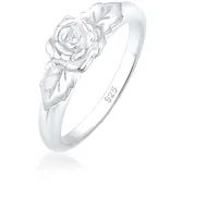 Elli Ring Damen, Band Rosen Symbol Floral Vintage Look 925 Silber