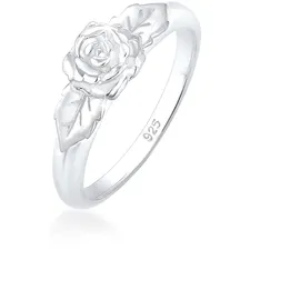 Elli Ring Damen, Band Rosen Symbol Floral Vintage Look 925 Silber