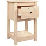 vidaXL Nachtschrank 40 x 35 x 61,5 cm Beige