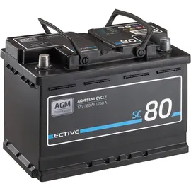 Ective Semi Cycle 80Ah 12V