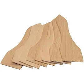 Gravidus Racletteschieber 8er Set 13cm - Chemiefreies Buchenholz - Spatel für Raclette Schaber Holzspatel
