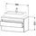 Duravit Waschtischunterschrank Com DuraStyle 90x47,8cm, tau/we ma, f Kons, 2 Schub.