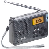 auvisio Taschenradio: 12-Band-Weltempfänger FM/MW/KW, mit Wecker & Sleeptimer (Taschenradios, Mini Radios, Batteriebetriebenes Radio)