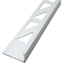 Dalsys Fliesenschiene Aluminium 2,5m x 8mm Winkelprofil Chrom