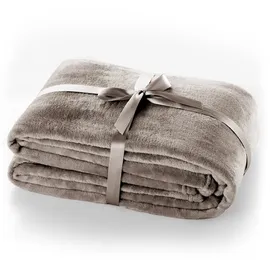 DecoKing Kuscheldecke 70 x 150 cm Beige